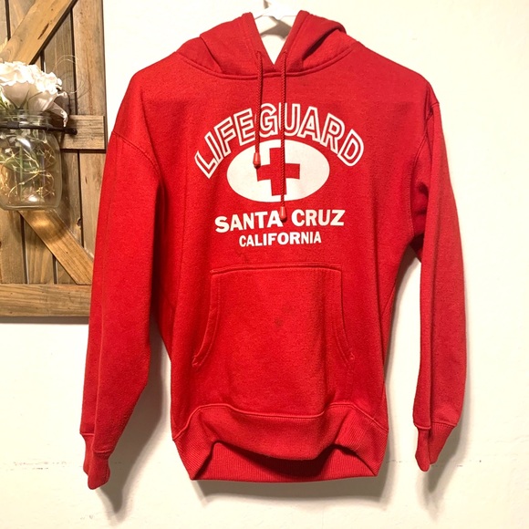 Jackets & Blazers - 🛍Red Lifeguard hoodie